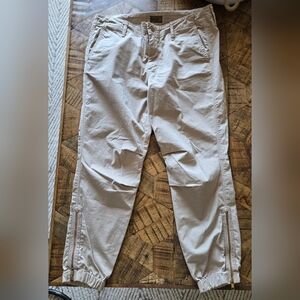 Designer Mother Misfit Crop Island Lightweight 28 Zip Ankles Cotton Beach Travel